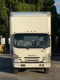 2018 ISUZU NPR DIESEL BOX TRUCK, LIFTGATE, NON CDL