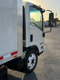 2018 ISUZU NPR DIESEL BOX TRUCK, LIFTGATE, NON CDL
