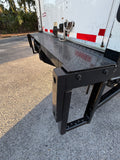 2018 ISUZU NPR DIESEL BOX TRUCK, LIFTGATE, NON CDL