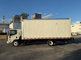 2018 ISUZU NPR DIESEL BOX TRUCK, LIFTGATE, NON CDL