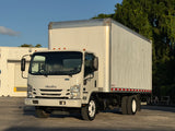 2018 ISUZU NPR DIESEL BOX TRUCK, LIFTGATE, NON CDL