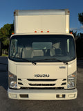 2018 ISUZU NPR DIESEL BOX TRUCK, LIFTGATE, NON CDL