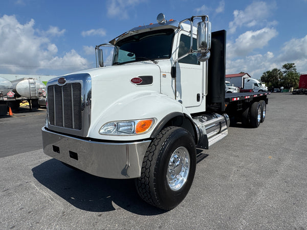 2018 Peterbilt 348 Flatbed Semi Truck HEAVY SPECS
