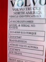 2015 Volvo VNL 670 D13,I-shift AUTO, APU, INVERTER, 627K